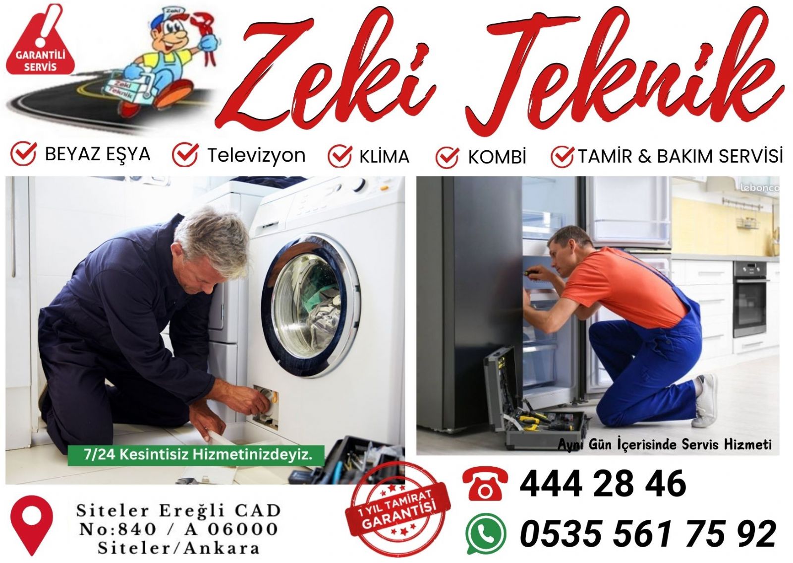 Siteler Beyaz Eşya Servisi